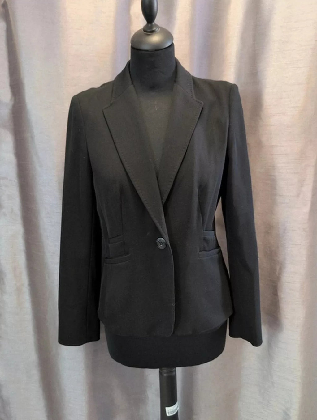 Blazer Caroll noir laine cintrée slim fit T38