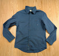 Chemise Quiksilver Modern Fit bleu pétrole coton S