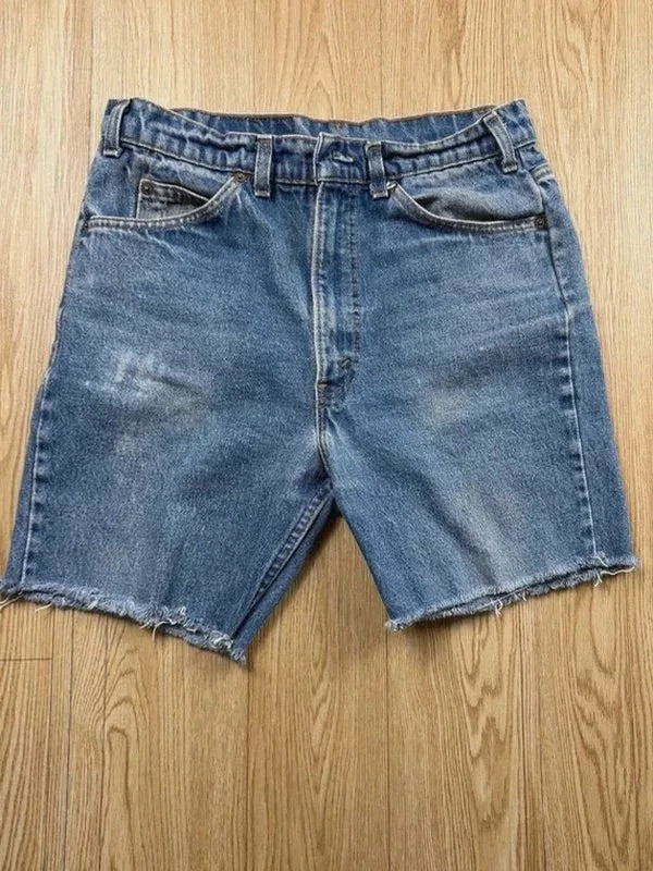 Short Levi's Orange Tab vintage 90s denim cut-off W34