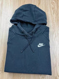 Sweat Nike noir à capuche coton années 2010 taille S
