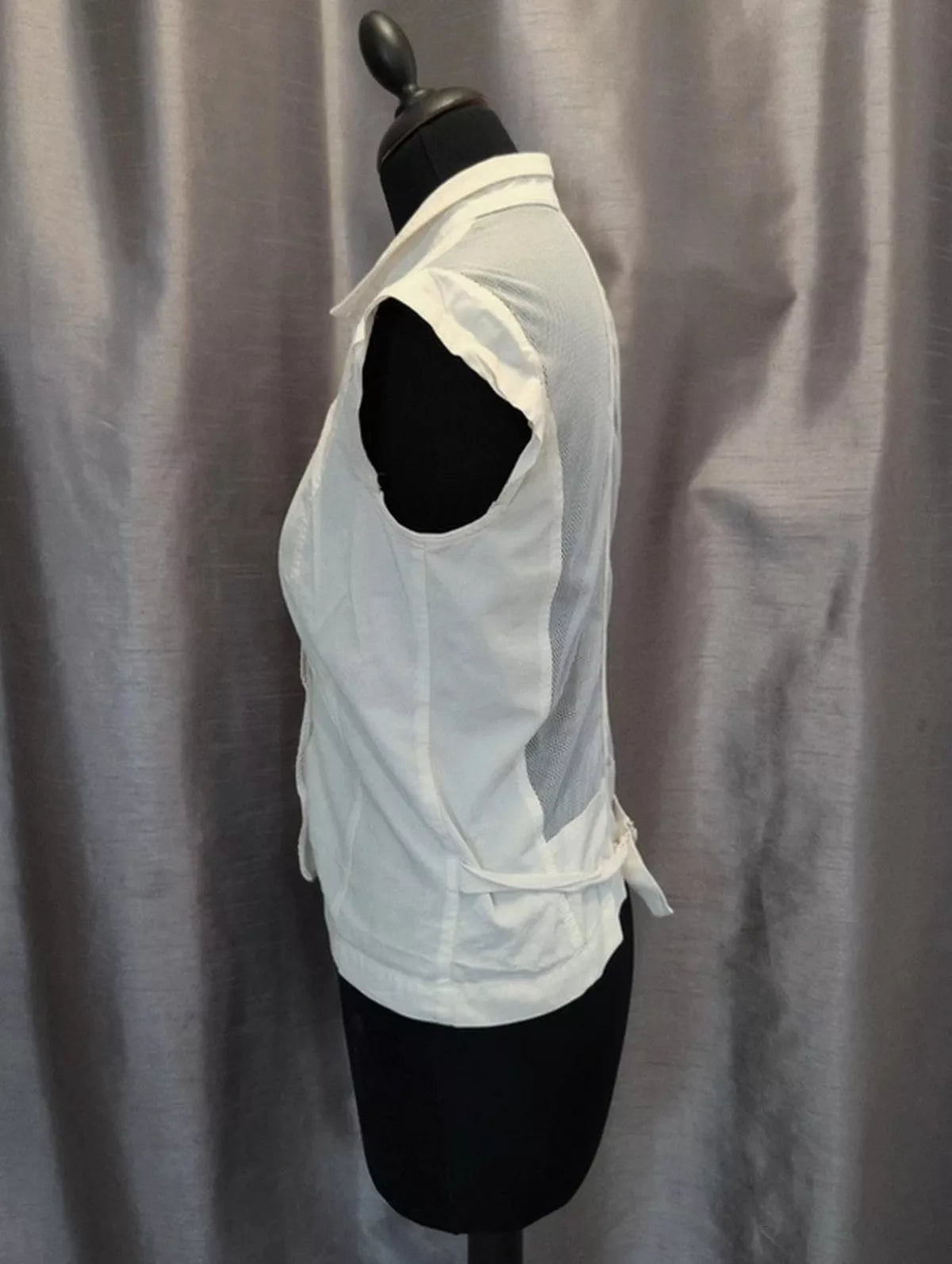 Chemise IRO popeline blanche dos résille technique T38