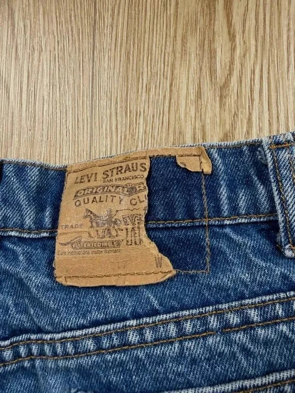 Short Levi's Orange Tab vintage 90s denim cut-off W34