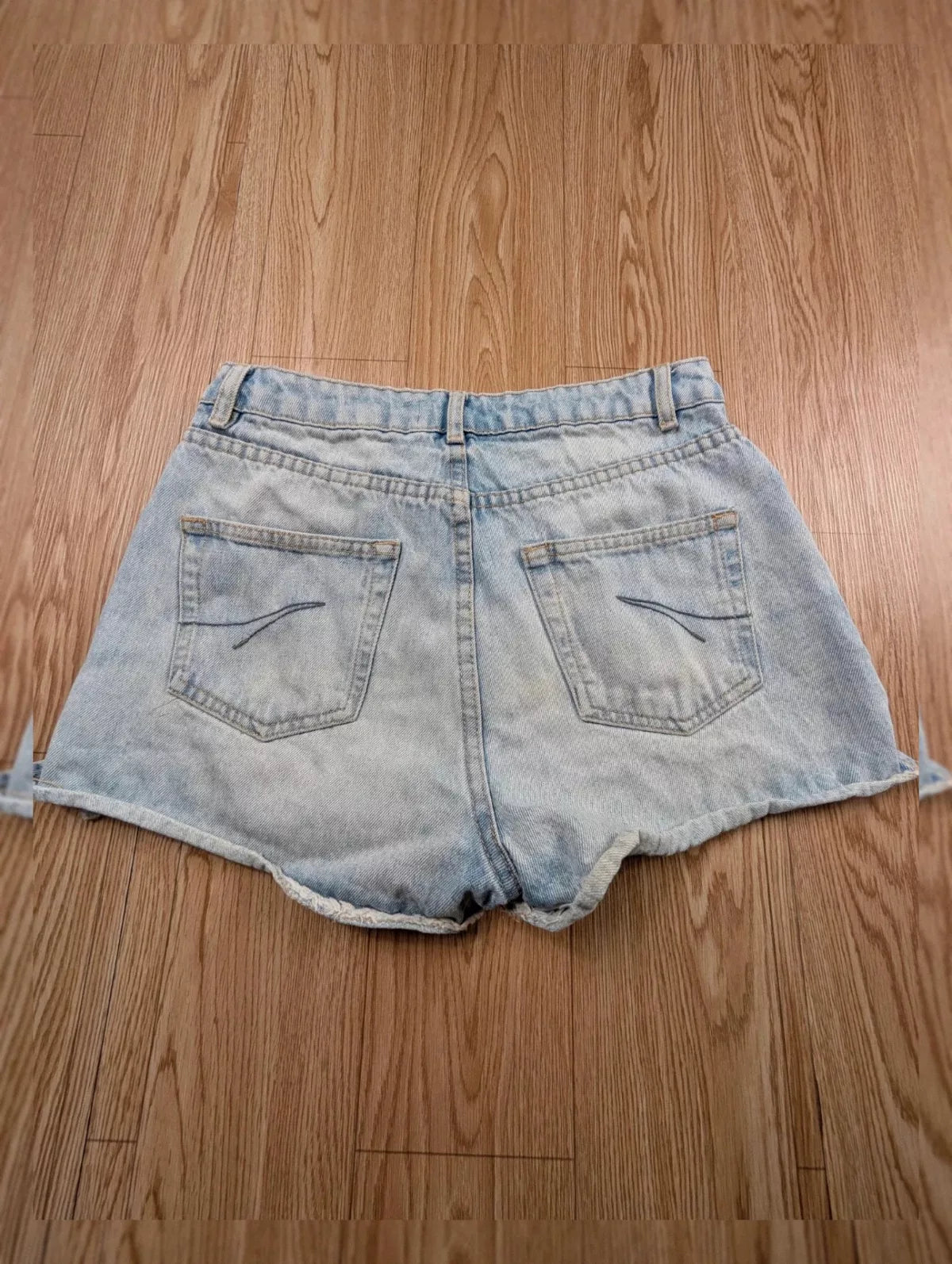 Short jean Pimkie taille haute bleu clair vintage Y2K 38