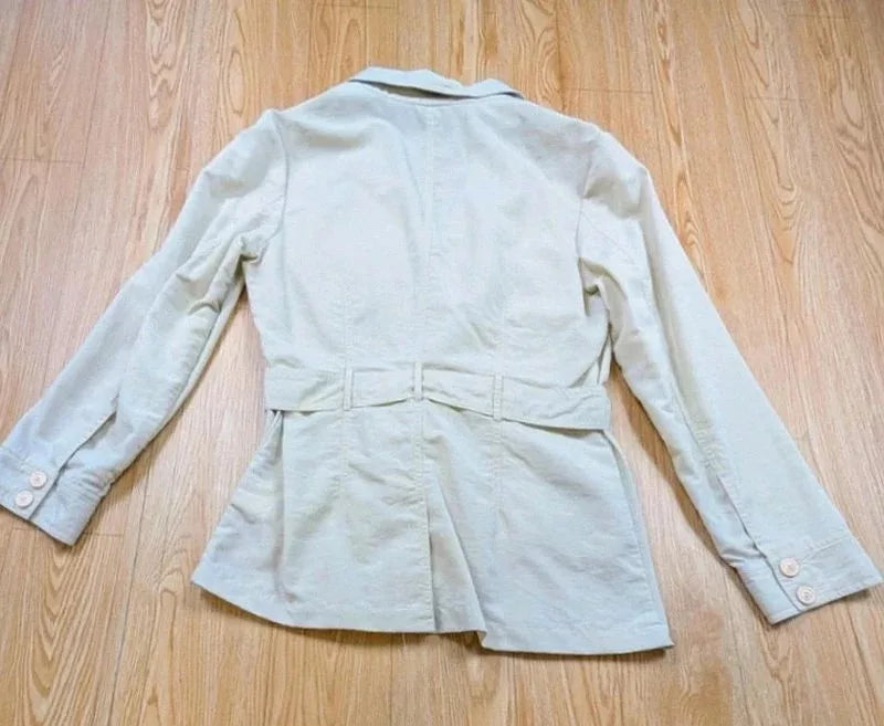 Veste saharienne Together beige 4 poches ceinturée M
