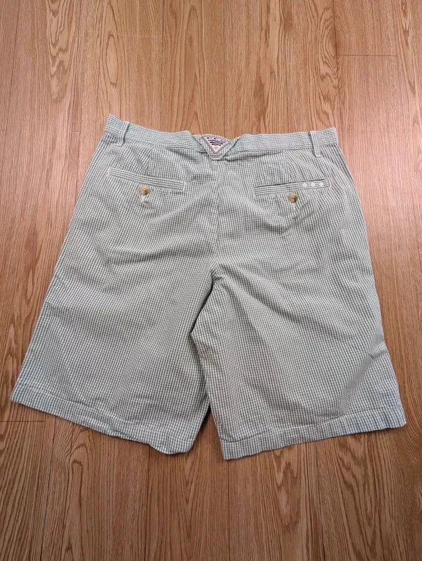 Short Columbia PFG vichy vert seersucker coton 42