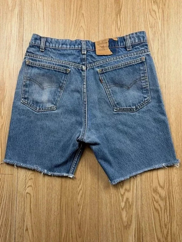 Short Levi's Orange Tab vintage 90s denim cut-off W34