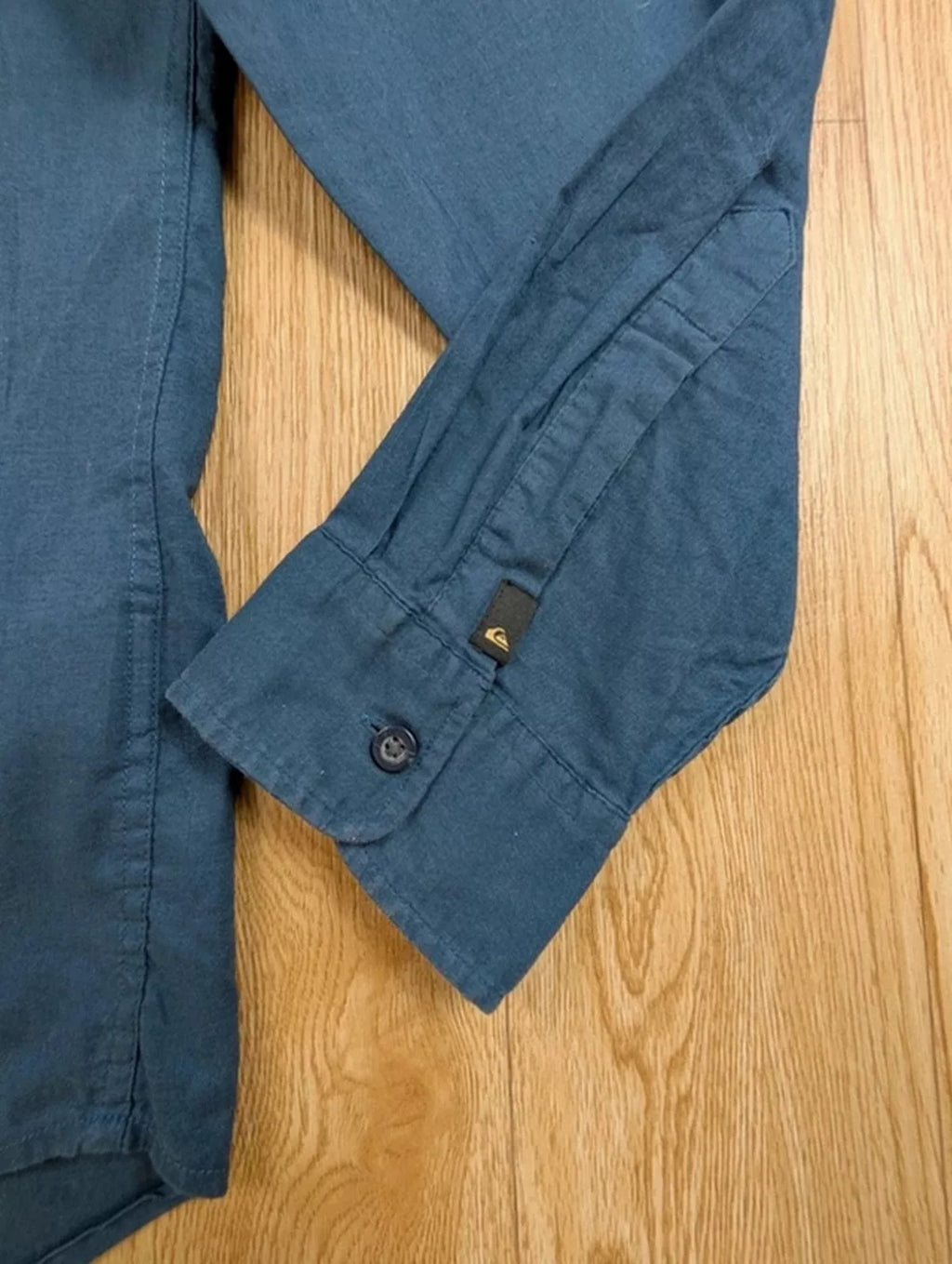 Chemise Quiksilver Modern Fit bleu pétrole coton S