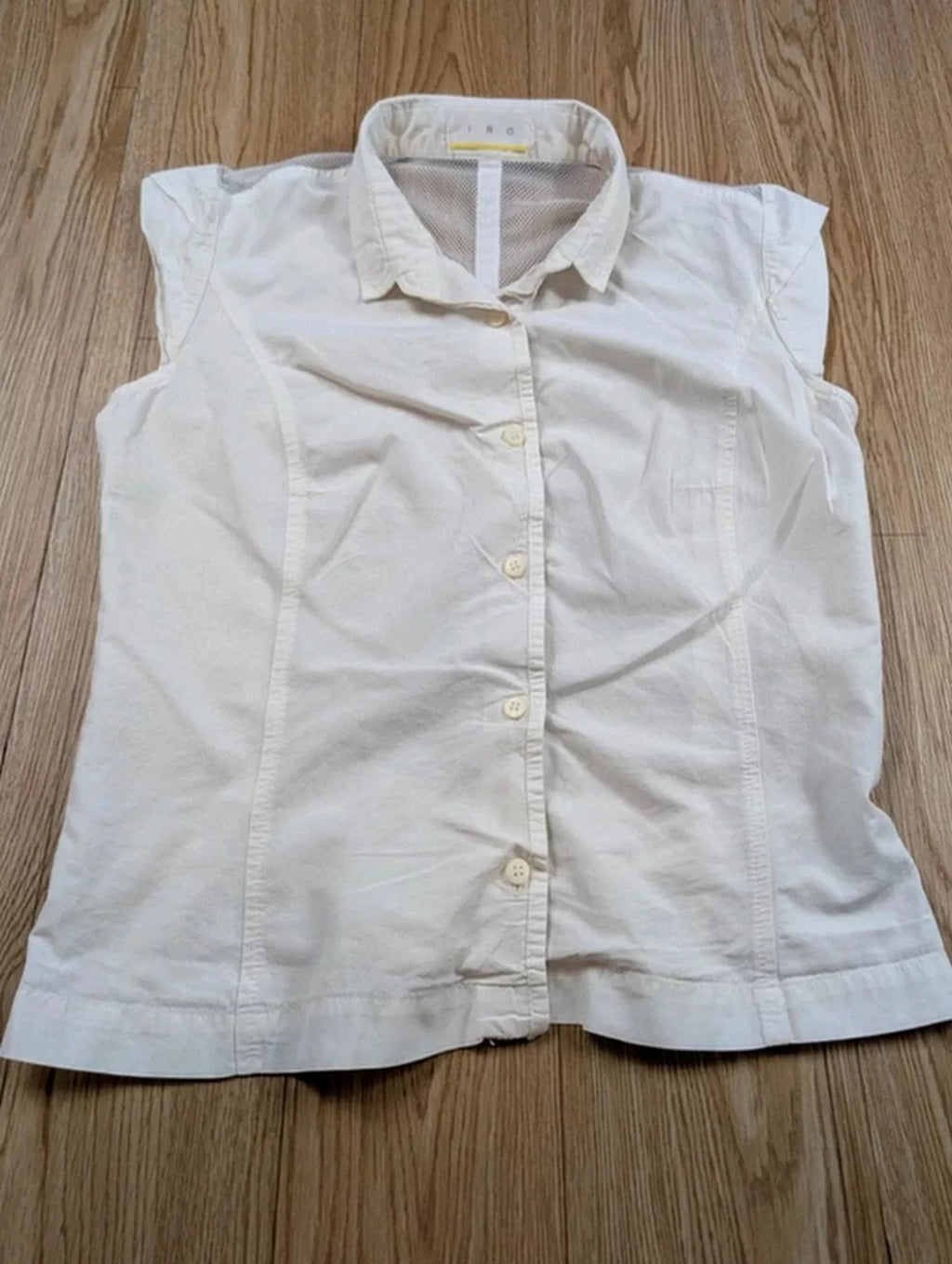 Chemise IRO popeline blanche dos résille technique T38
