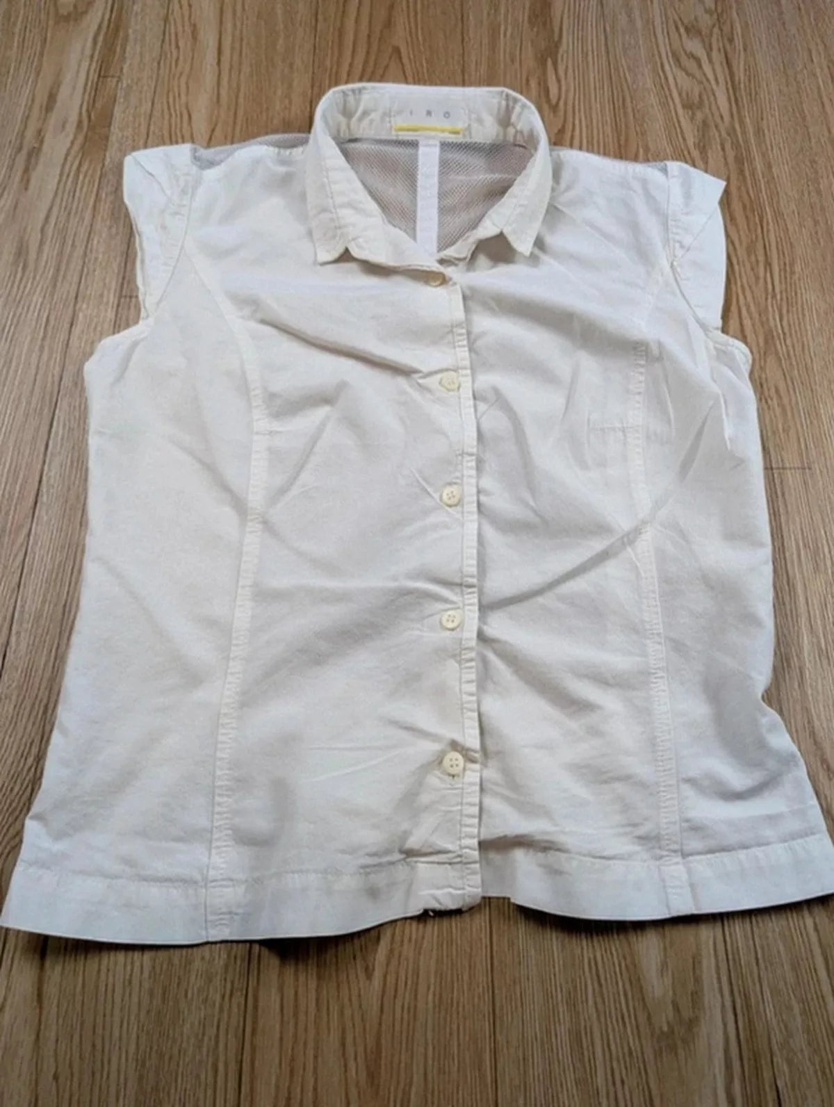 Chemise IRO popeline blanche dos résille technique T38
