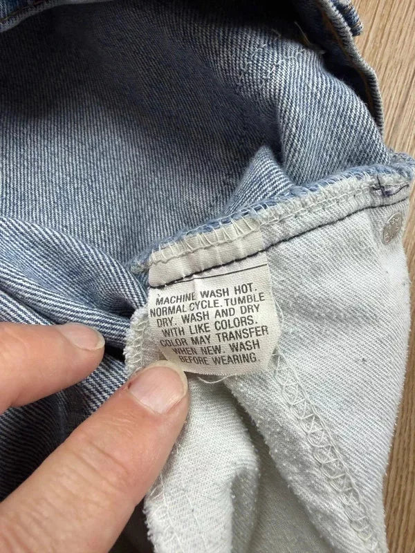 Short Levi's Orange Tab vintage 90s denim bleu W34