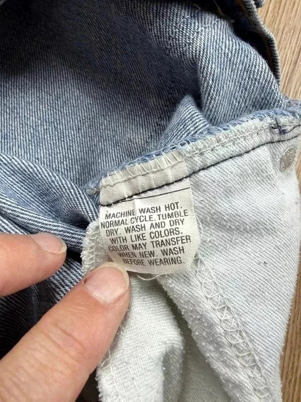 Short Levi's Orange Tab vintage 90s denim cut-off W34