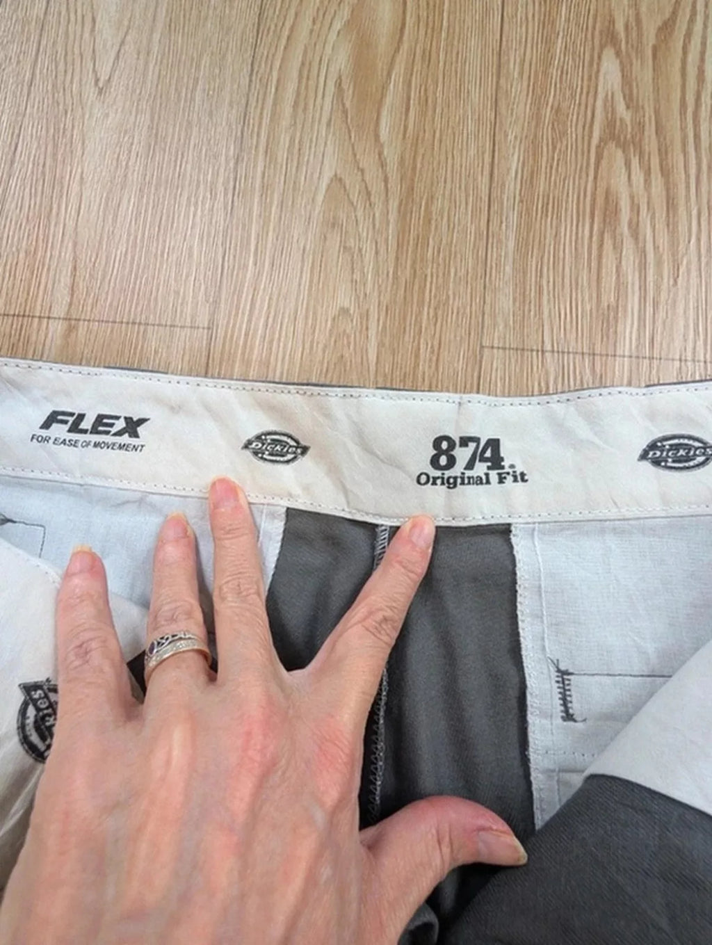 Pantalon Dickies 874 Original Fit Flex gris W34 L30