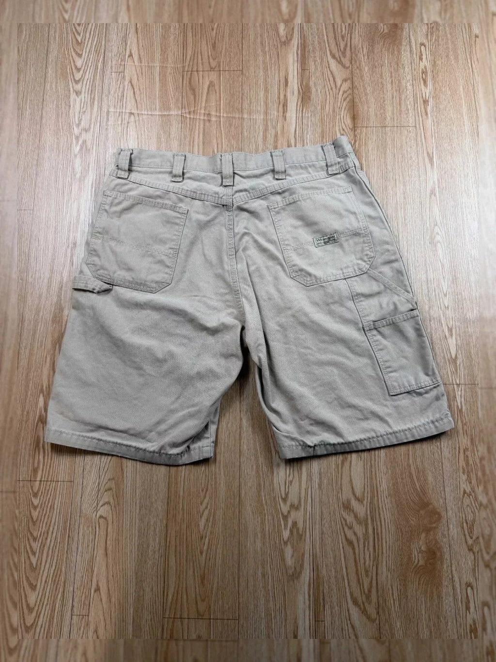 Short Wrangler carpenter beige coton vintage XXL