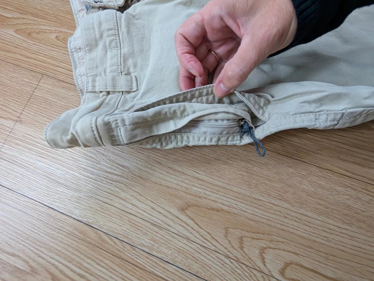 Short Columbia beige coton outdoor gorpcore taille 42