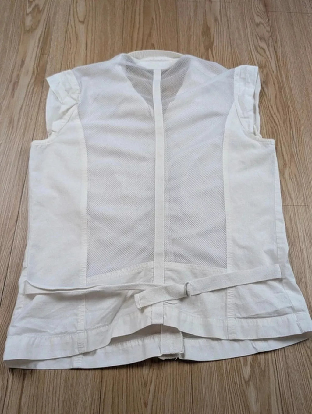 Chemise IRO popeline blanche dos résille technique T38