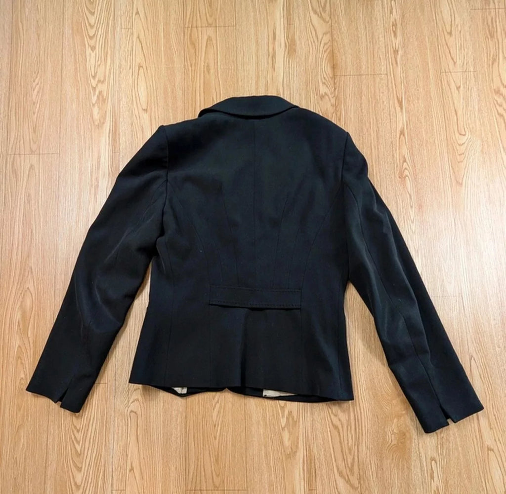 Blazer Caroll noir laine cintrée slim fit T38