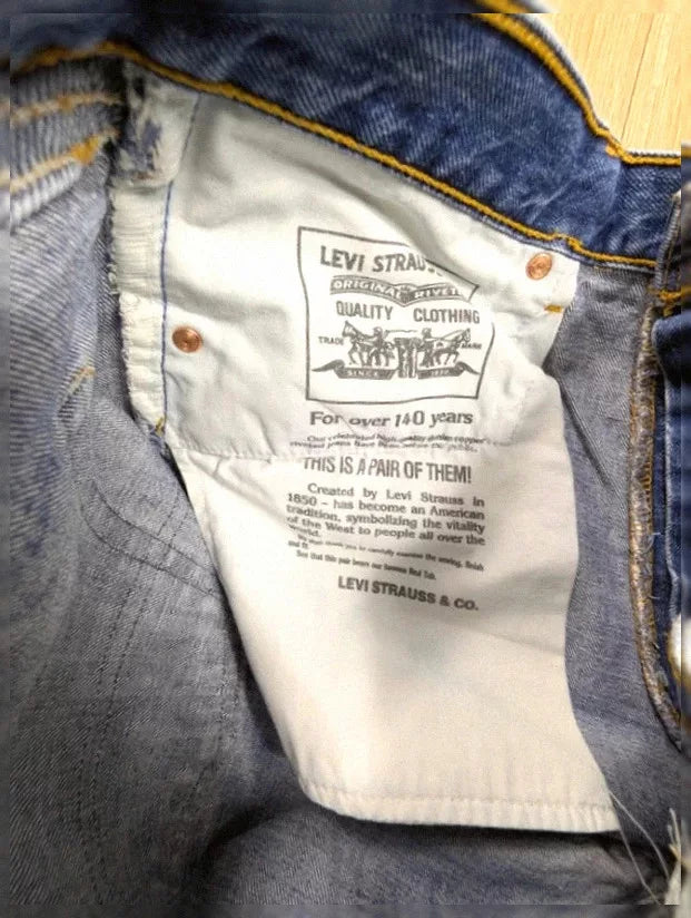 Jean Levi's 517 bootcut reworké patchwork vintage 90s W36