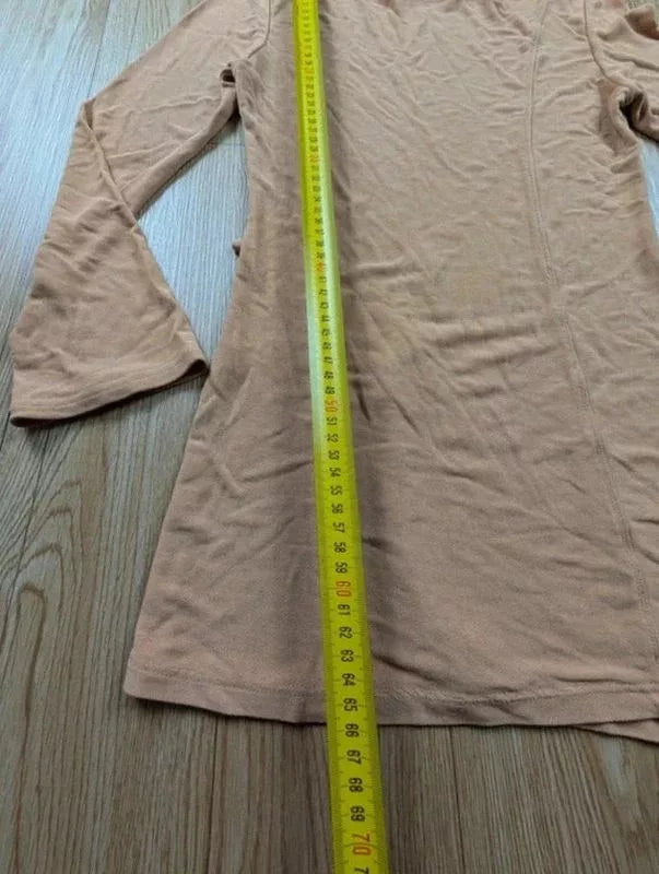Lot 2 tuniques longues Miel Paris camel bordeaux T.unique