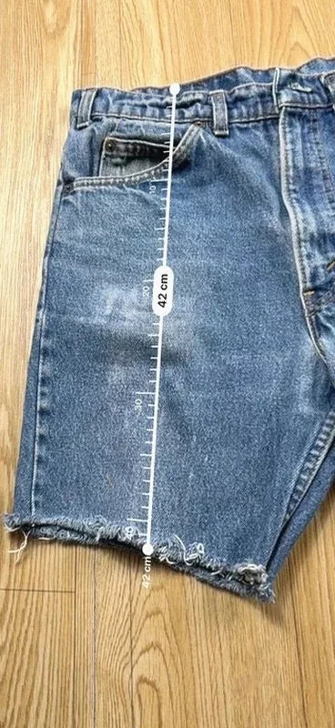 Short Levi's Orange Tab vintage 90s denim cut-off W34