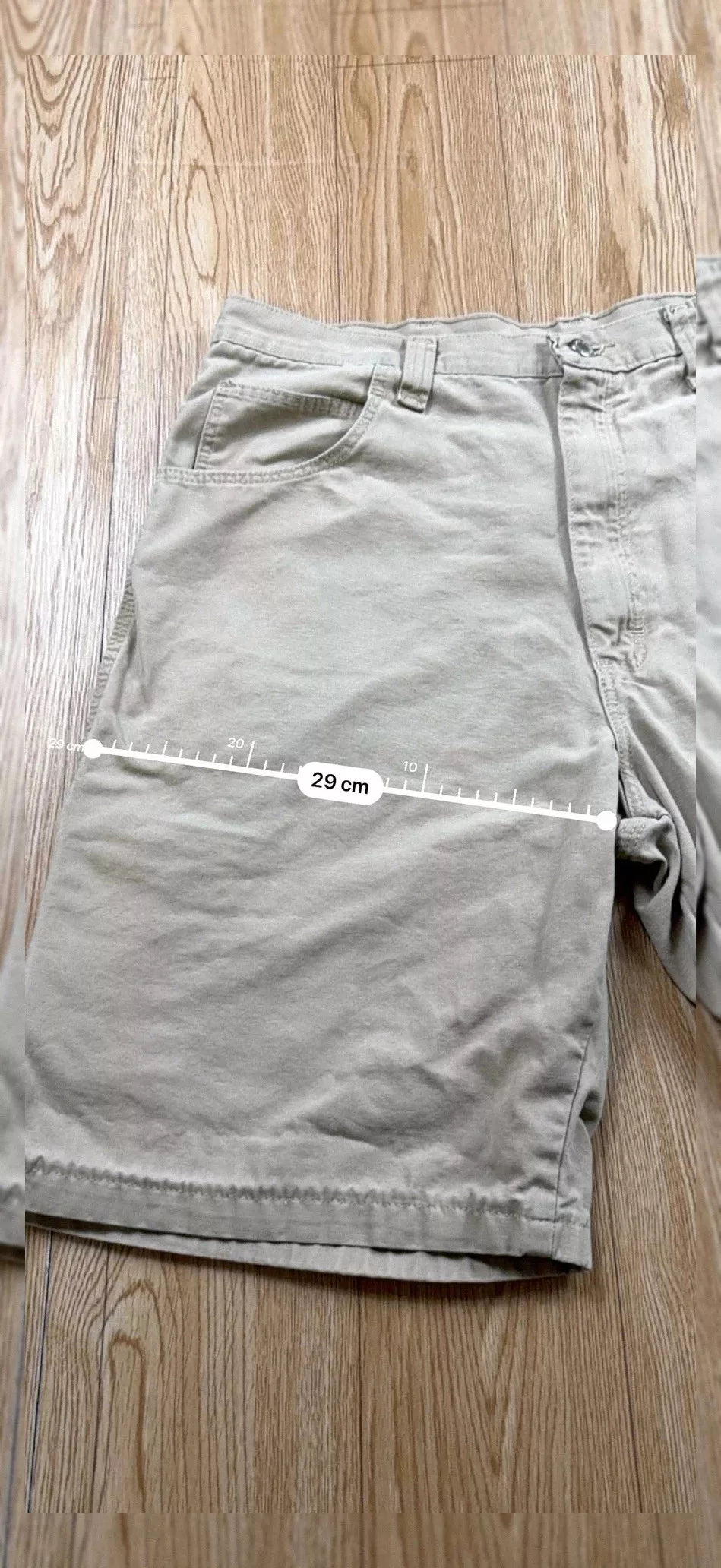 Short Wrangler carpenter beige coton vintage XXL