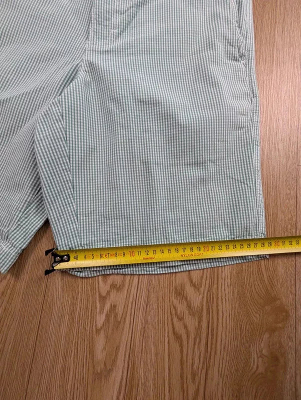 Short Columbia PFG vichy vert seersucker coton 42