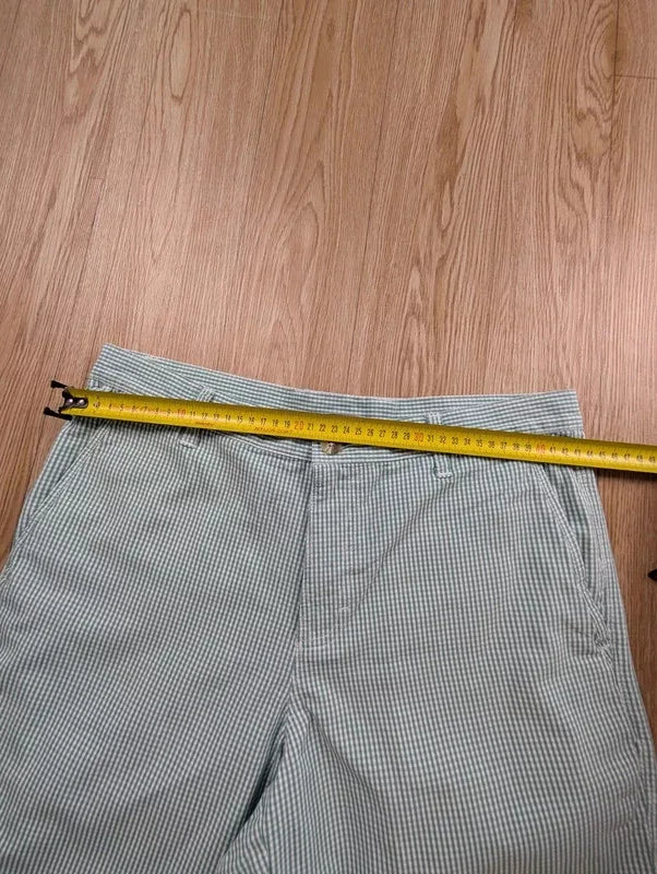 Short Columbia PFG vichy vert seersucker coton 42