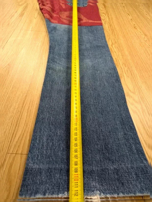 Jean Levi's 517 bootcut reworké patchwork vintage 90s W36