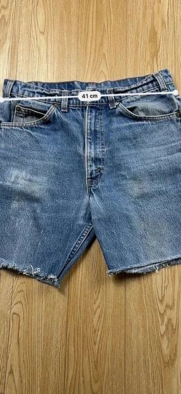 Short Levi's Orange Tab vintage 90s denim cut-off W34