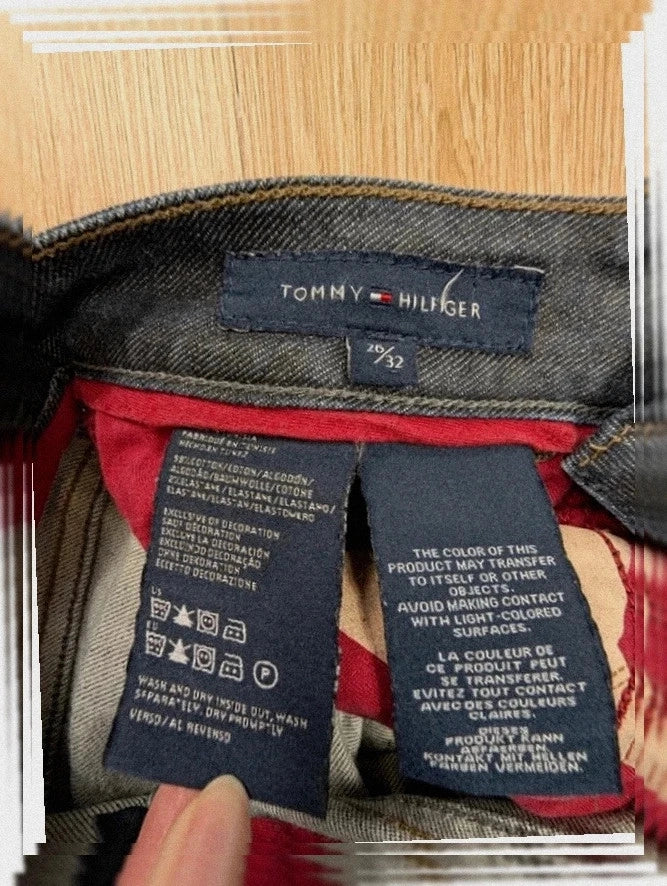 Jean Tommy Hilfiger London Skinny bleu délavé taille 26/32