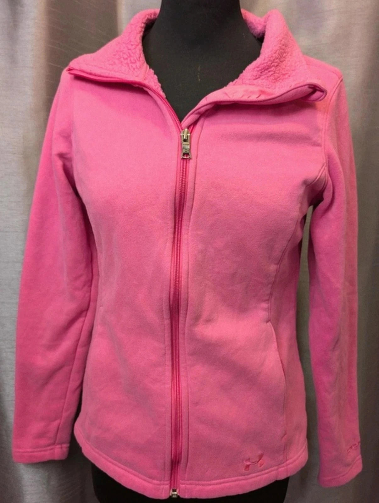 Polaire Under Armour UA Storm rose fuschia zippée S