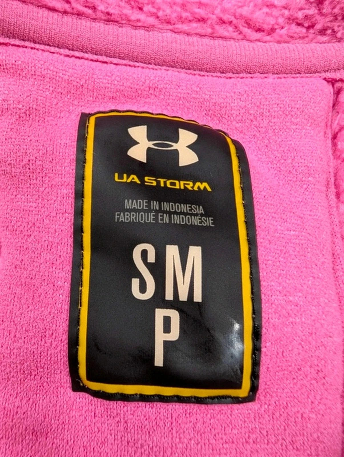 Polaire Under Armour UA Storm rose fuschia zippée S