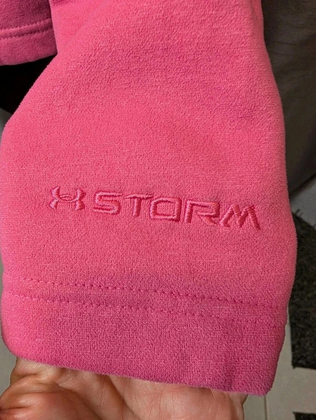 Polaire Under Armour UA Storm rose fuschia zippée S