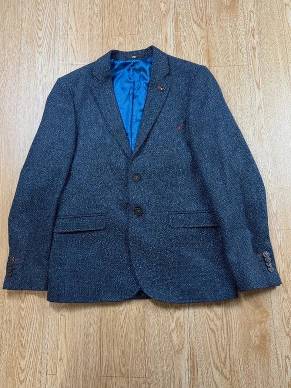 Veste Maestro Milano texturée bleu marine taille L