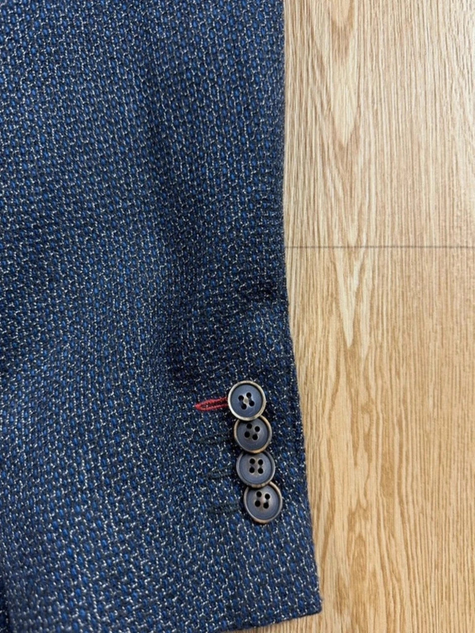 Veste Maestro Milano texturée bleu marine taille L