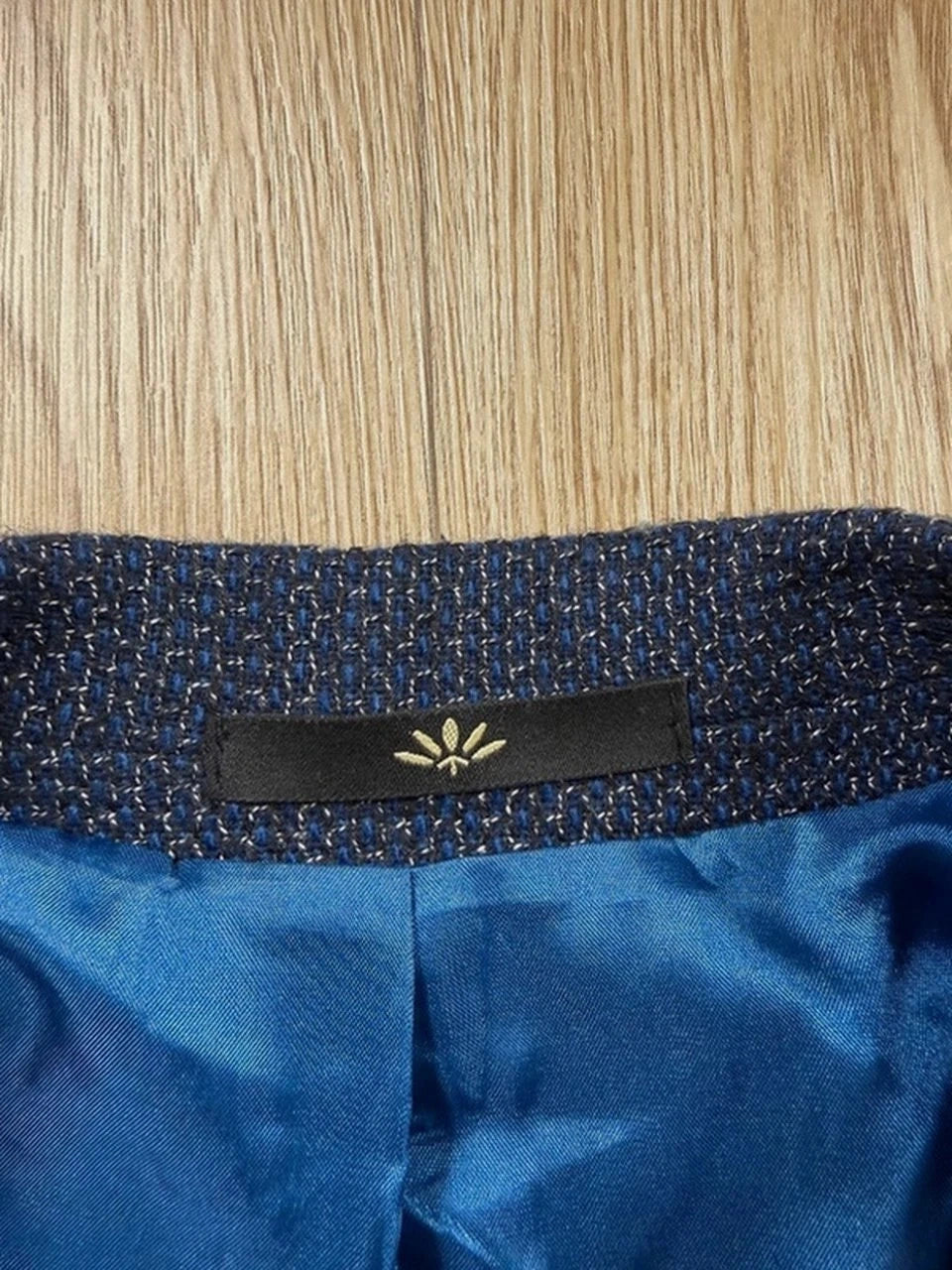 Veste Maestro Milano texturée bleu marine taille L
