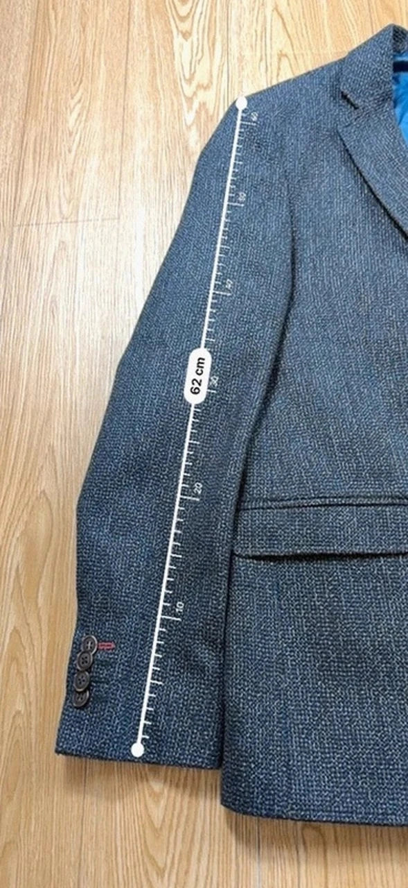 Veste Maestro Milano texturée bleu marine taille L
