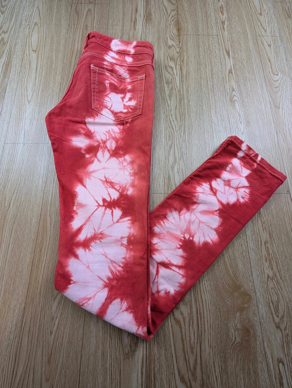 Jean Skinny Isabel Marant Tie-Dye Corail Rouge T38