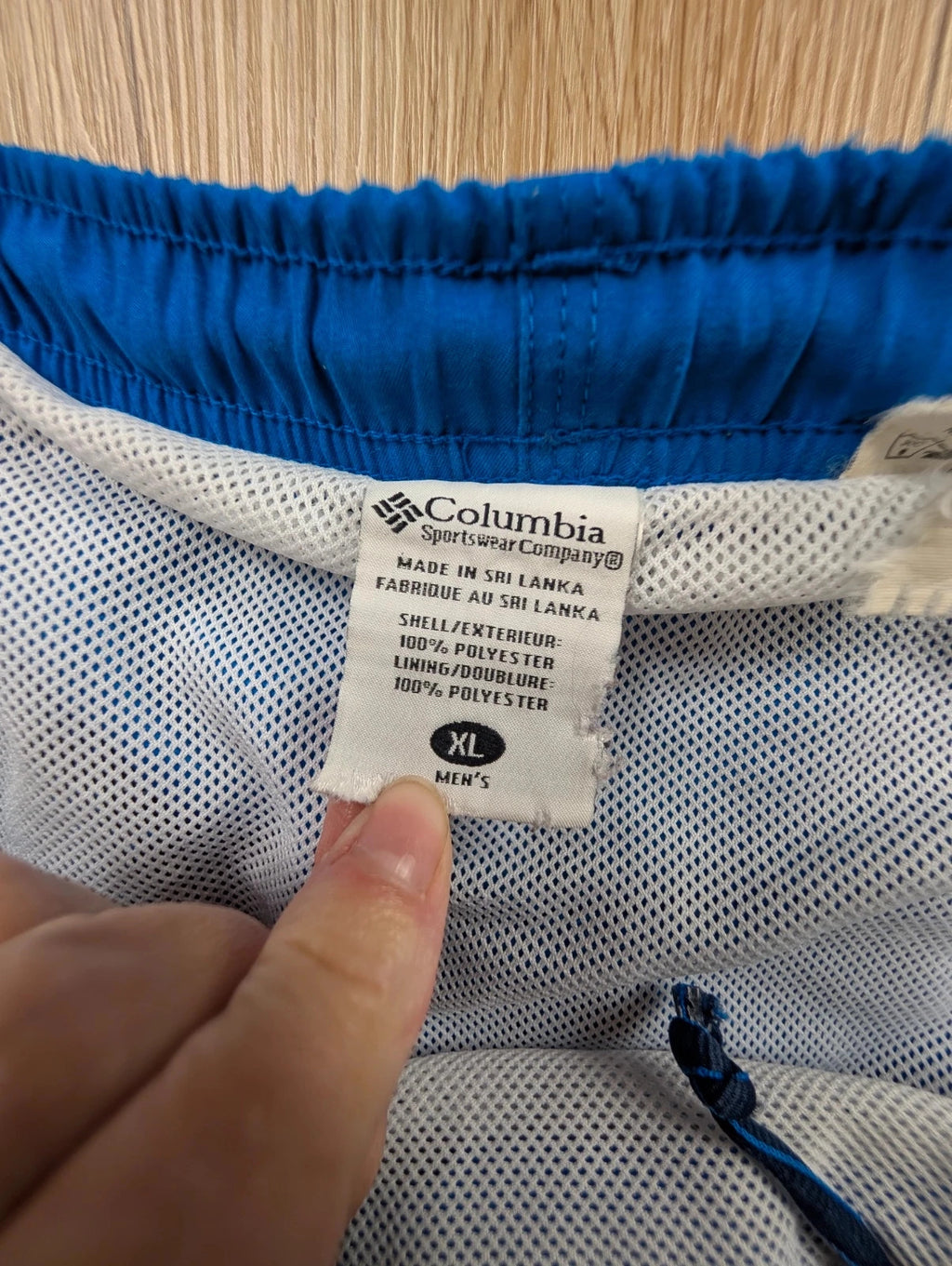 Short Cargo Columbia Sportswear Bleu Roi Poches Zippées XL