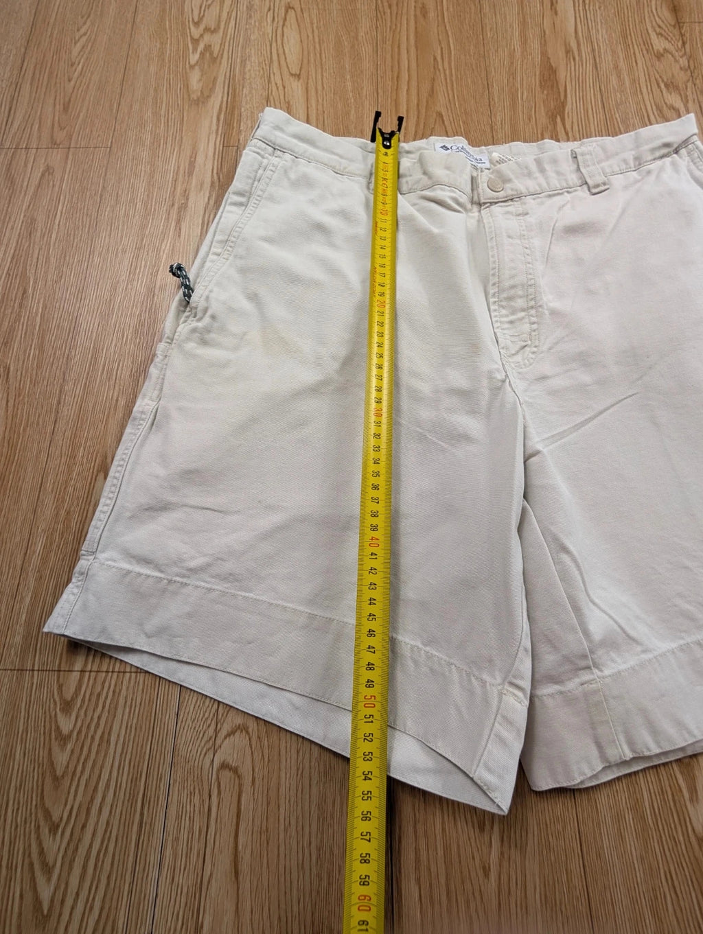 Bermuda Columbia cargo beige vintage utility taille 46 XXXL