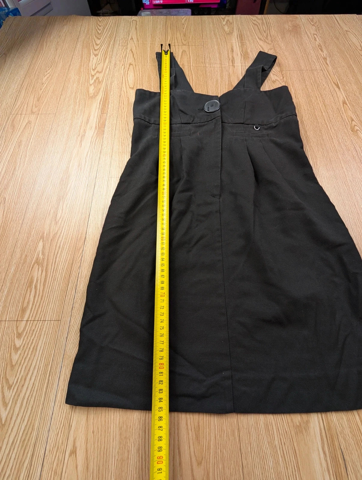 Robe Cop Copine COP.1986 à bretelles noire viscose taille 40