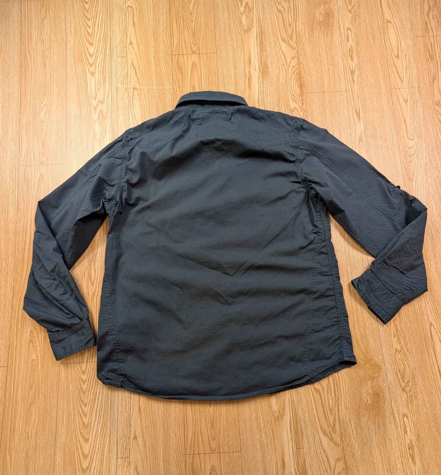 Chemise Dissident workwear bleu marine poches zippées L