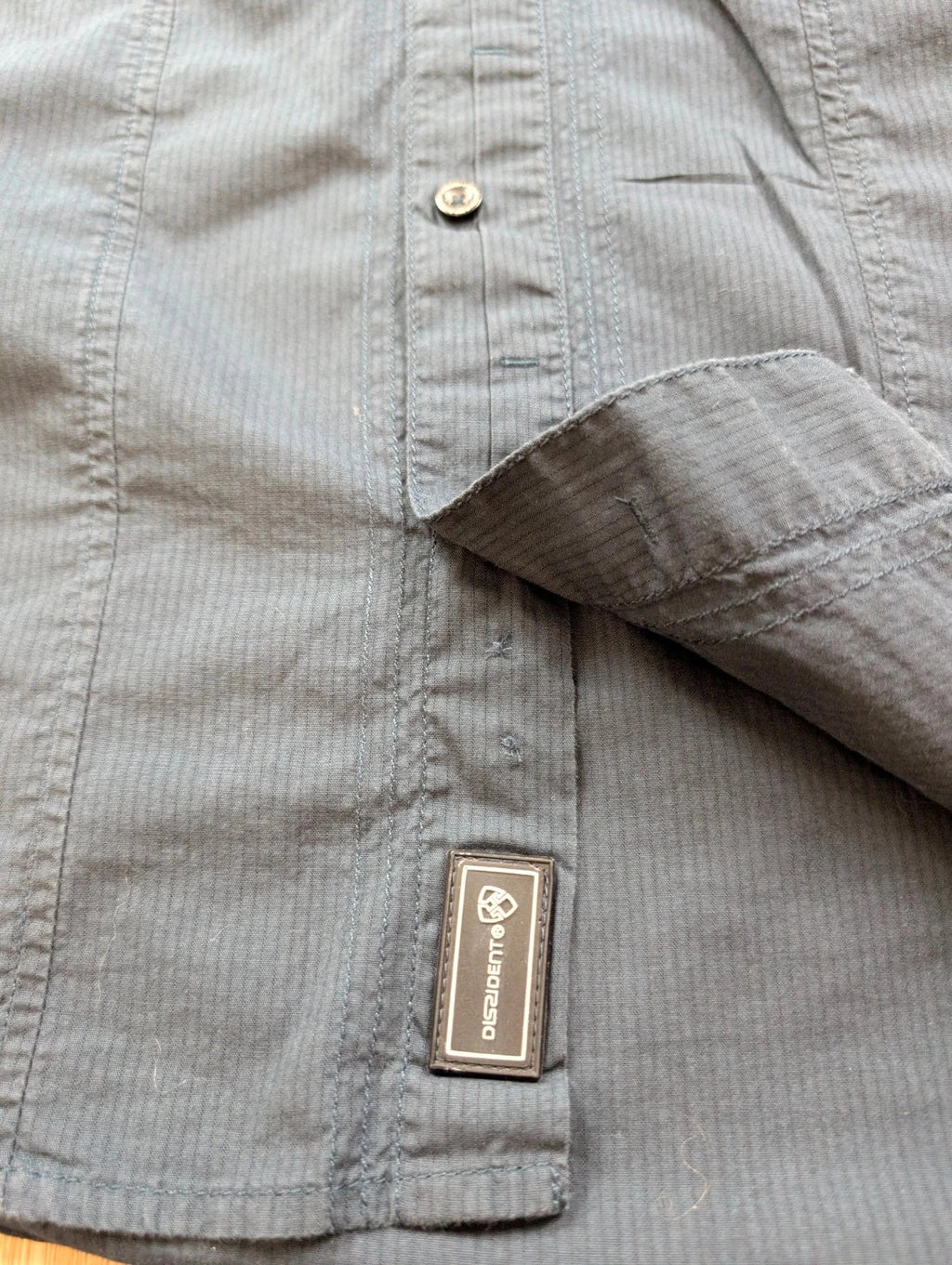 Chemise Dissident workwear bleu marine poches zippées L