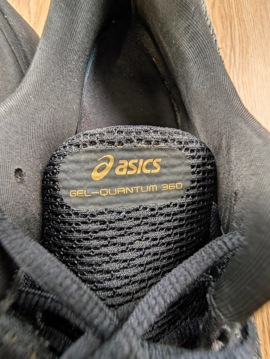 Basket Asics Gel-Quantum 360 Knit 2 gris et noir 46