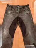 Pantacourt Jean Paul Gaultier vintage gris délavé S