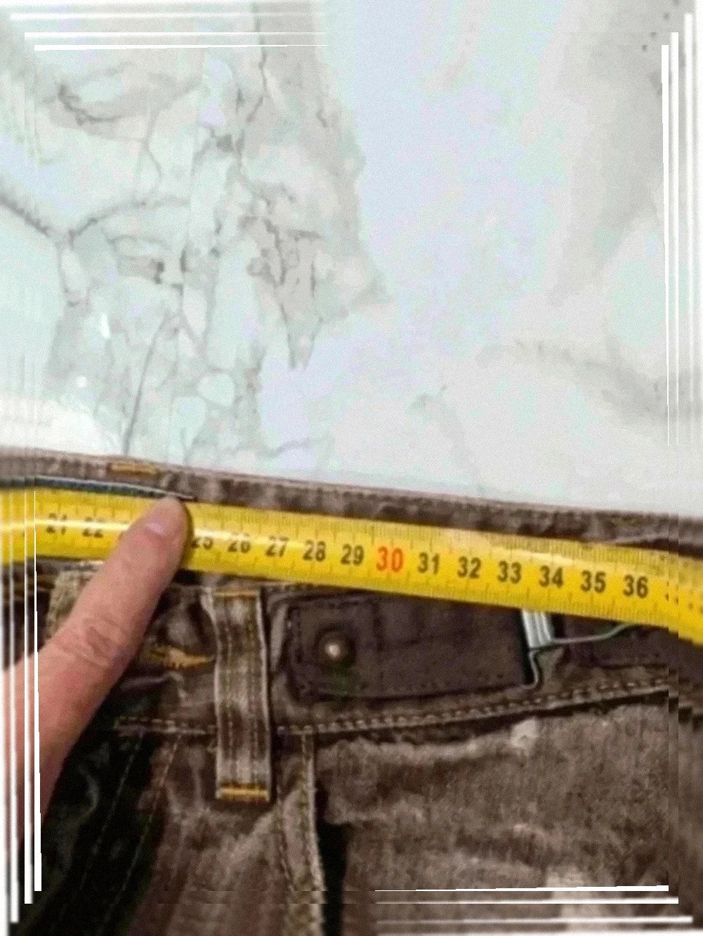 Pantacourt Jean Paul Gaultier vintage gris délavé S