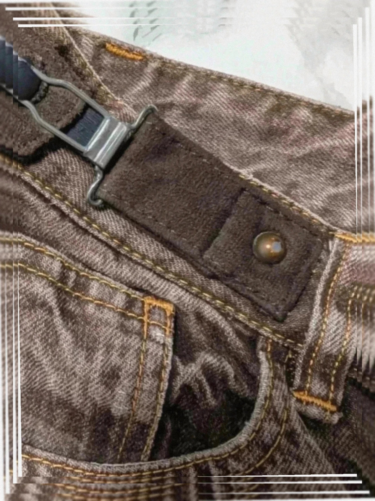 Pantacourt Jean Paul Gaultier vintage gris délavé S