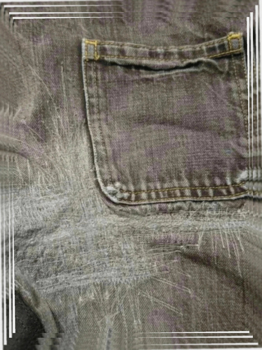 Pantacourt Jean Paul Gaultier vintage gris délavé S