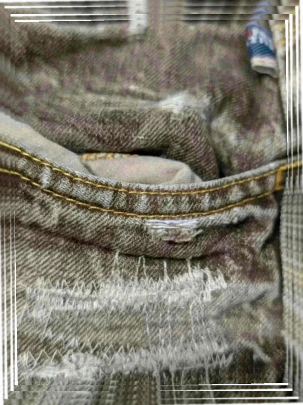 Pantacourt Jean Paul Gaultier vintage gris délavé S
