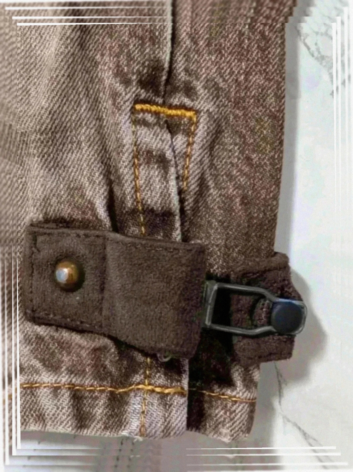 Pantacourt Jean Paul Gaultier vintage gris délavé S