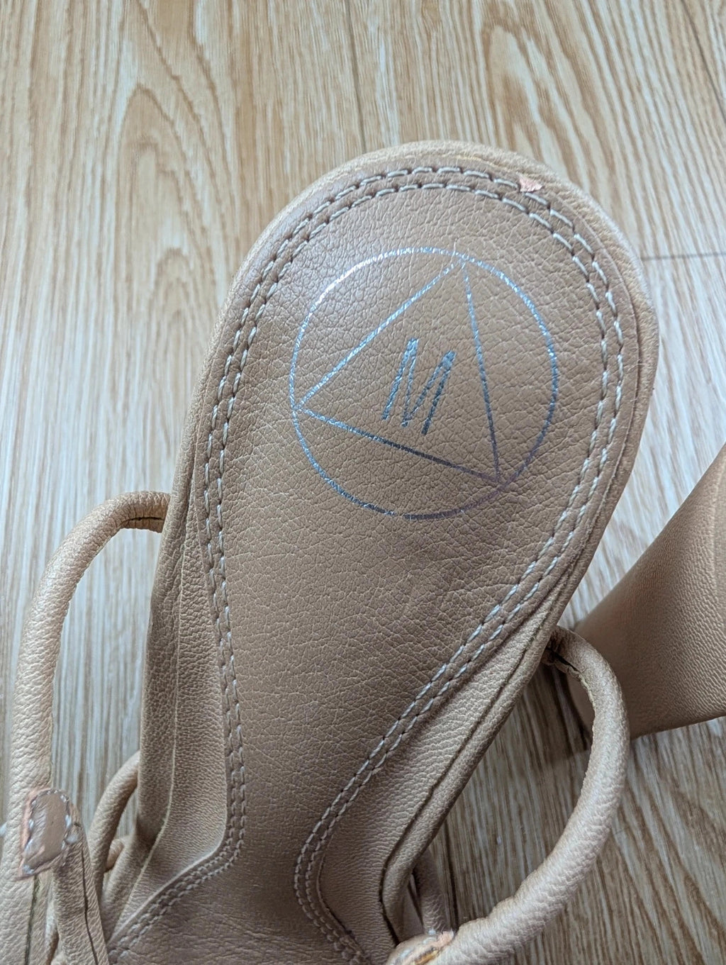 Sandales à talons Missguided nude lacets beige taille 37